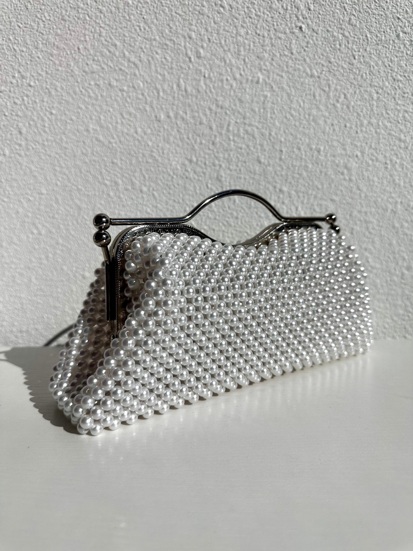 Boss Clutch (white pearl)