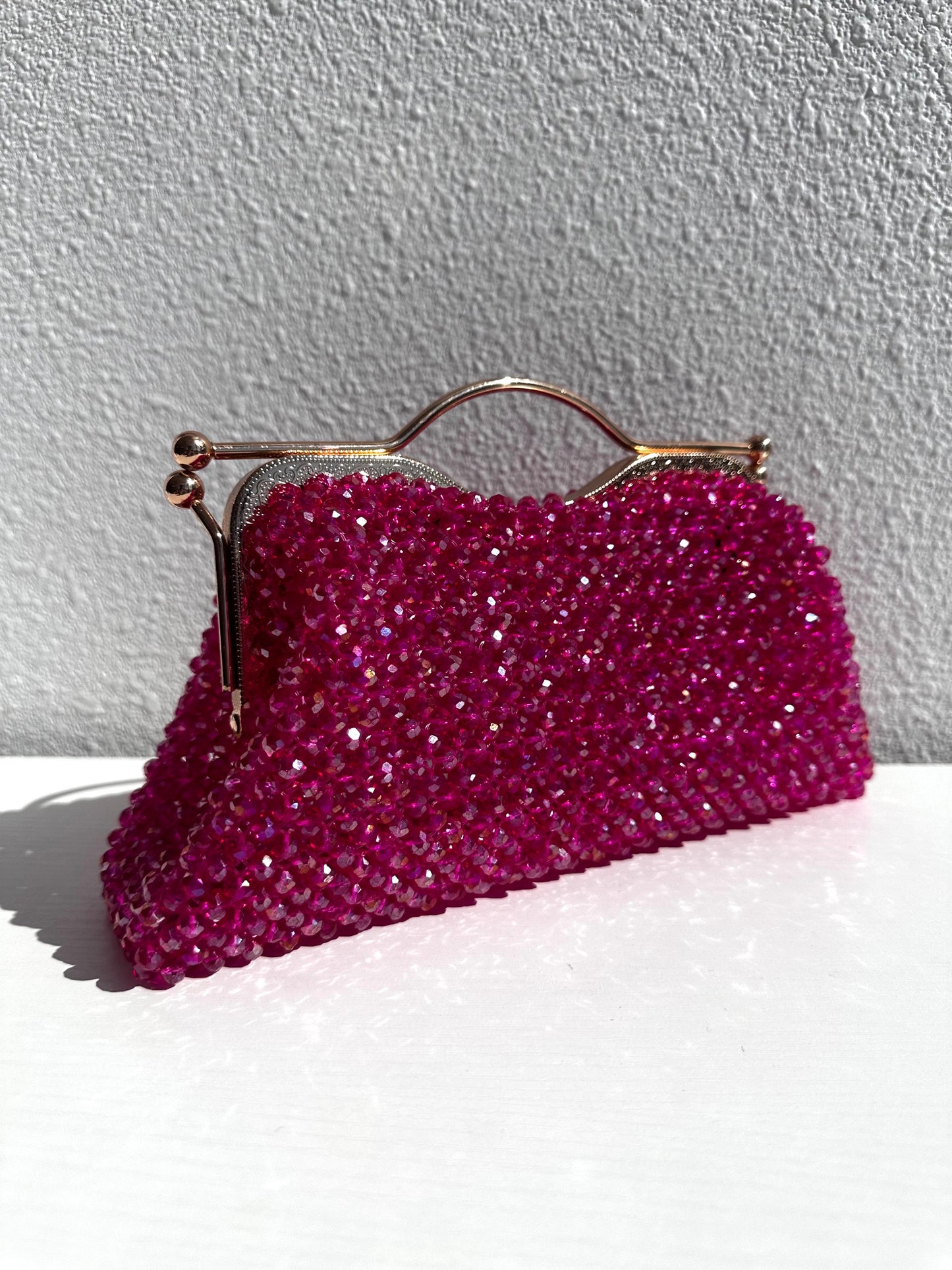 Boss Clutch (fuchsia)