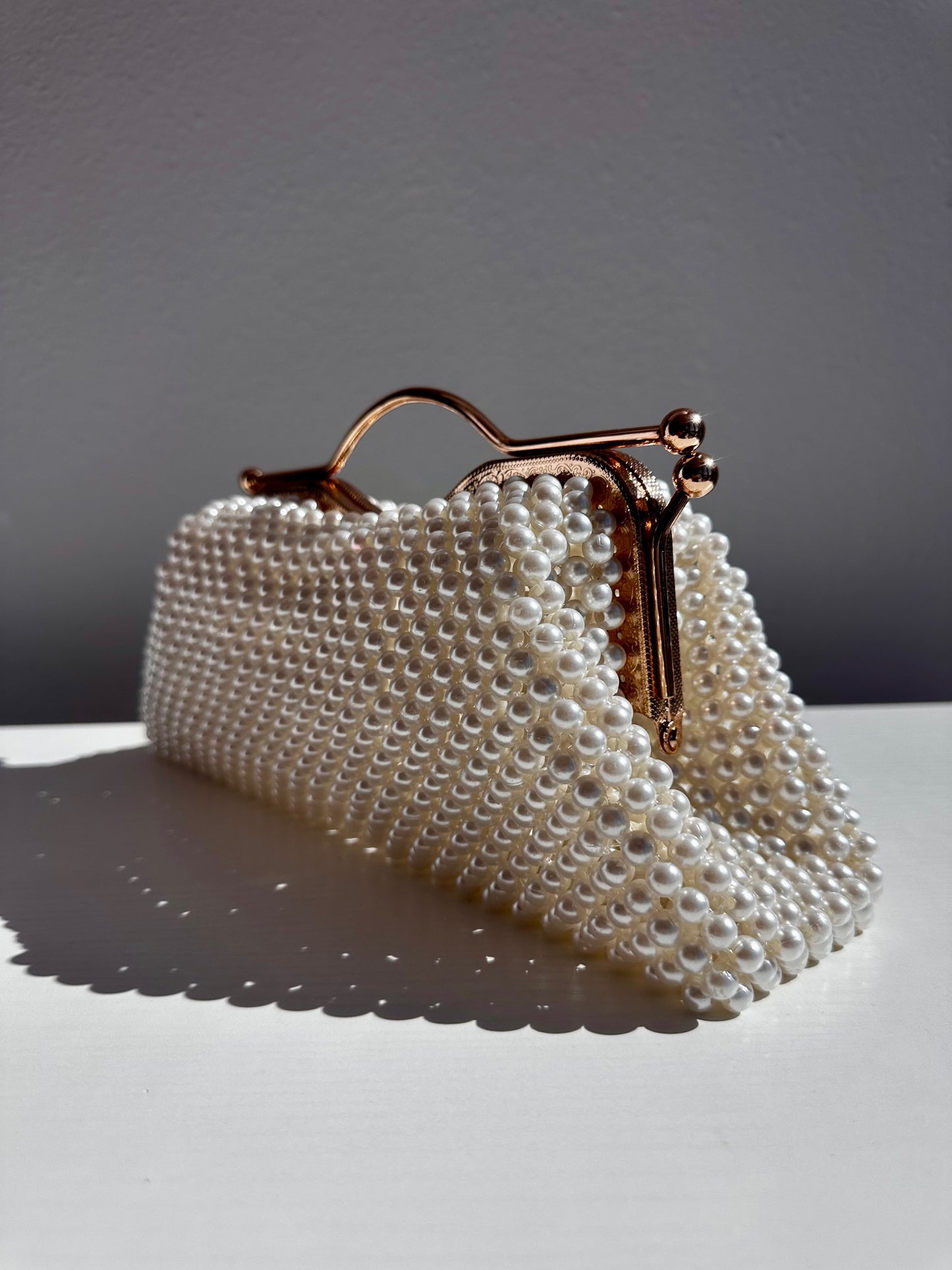 Boss Clutch (cream pearl)
