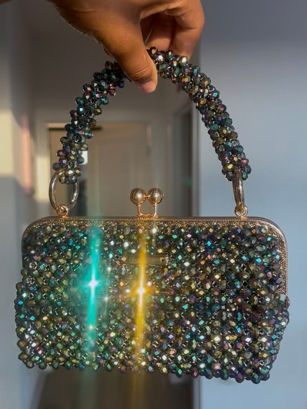 Cuboid Clutch (multicolor)