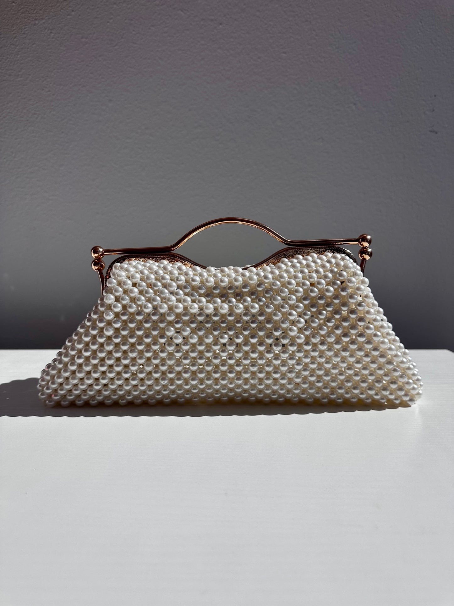 Boss Clutch (cream pearl)