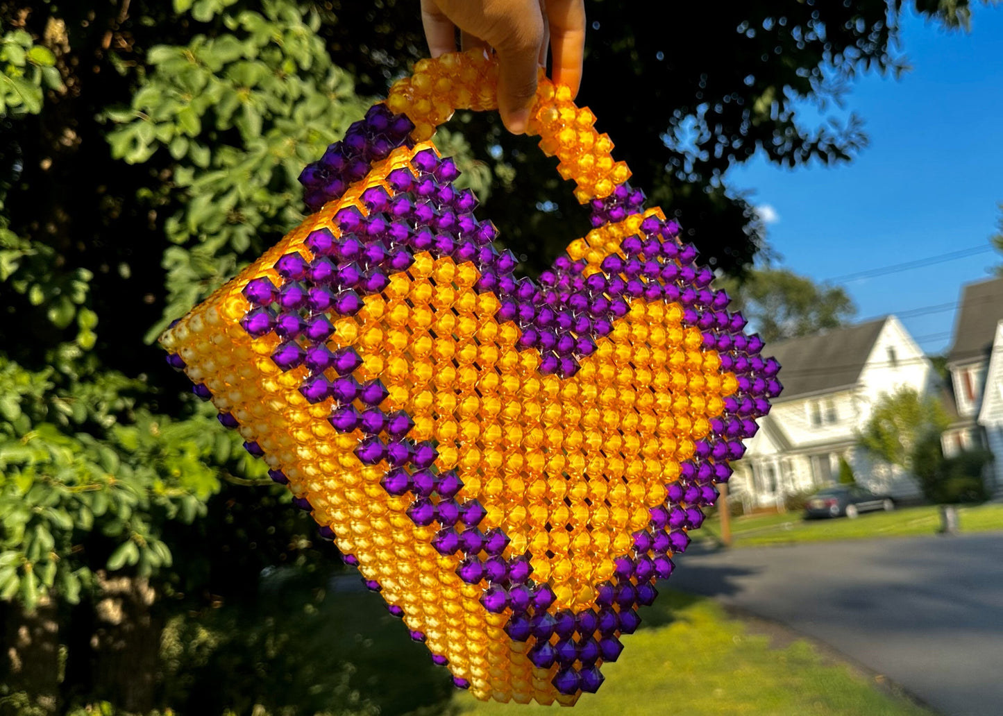 Diamond Heart Bag